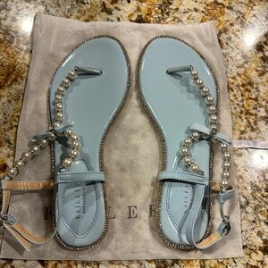 Size 8 baby blue sandals